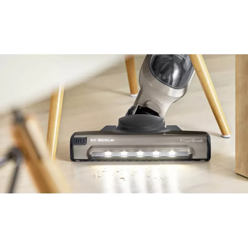 Bosch BBH3ALL23 Stabstaubsauger/Handstaubsauger 2-in-1 Stabstaubsauger Batterie Trocken Beutellos 0,4 l Champagner, Metallic