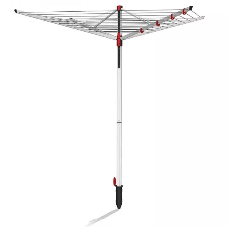 Wäscheständer VILEDA 168250, Aluminiumrahmen, schwarz-weiß, 40 m Trockenplatz