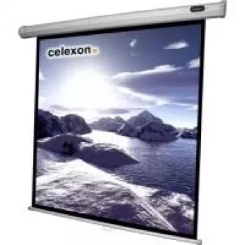 Celexon Economy Handrolloleinwand – Leinwand – Deckenmontage möglich, für Wandmontage geeignet – 226 cm (89) – 1:1 (1090029)