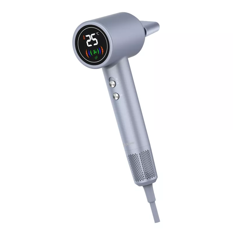 Haartrockner DENVER HDD-1400S 1400 W, silber, 110–240 V, Kabel 1,8 m, 70×89×280 mm