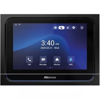 Innenstation Akuvox X933S Touch Screen Android – schwarz, wandmontierte Sprechanlagen-Innenstelle
