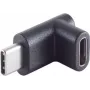 Adapter ShiverPeaks 13-40002 USB 3.1 Typ C Stecker auf Buchse 90° Winkeladapter