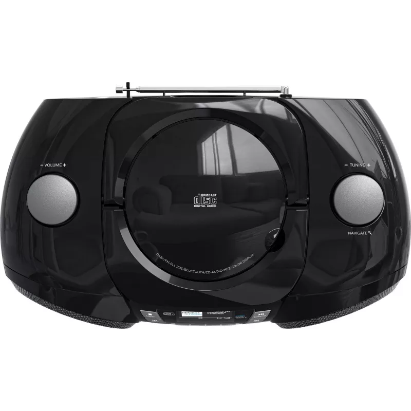 Tragbarer DAB+ CD/MP3/USB/SD Bluetooth-Player SENCOR SPT 6510DB — DAB+, Bluetooth 5.3, 16 W RMS, CD/USB/SD, 2,4 Zoll LCD