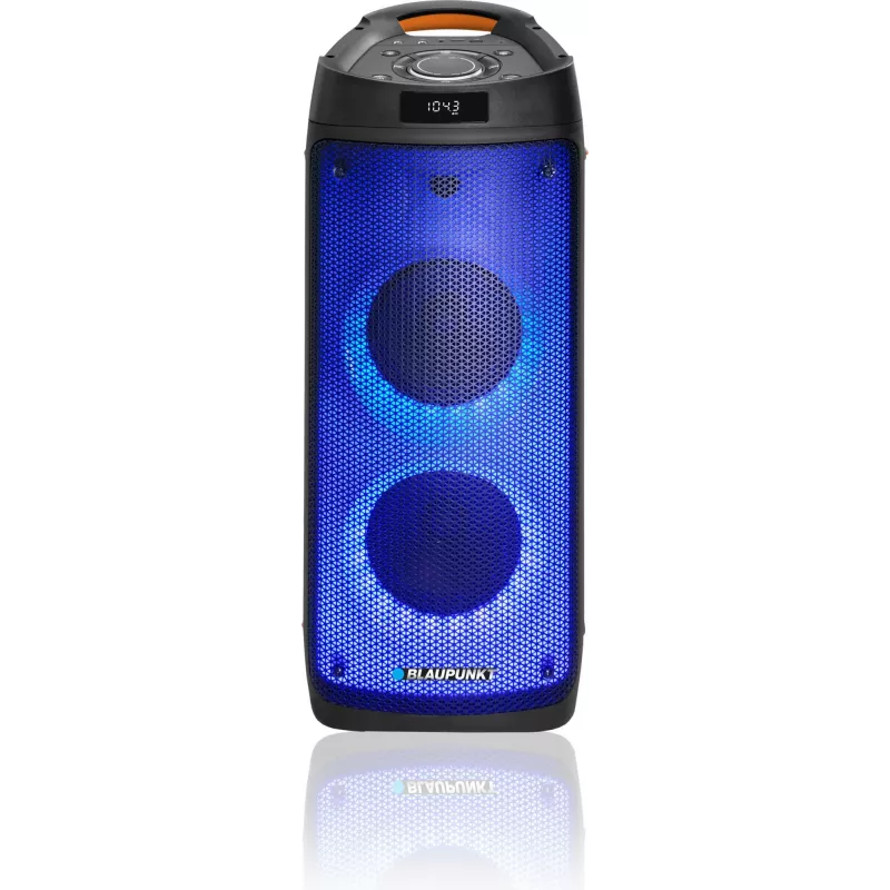 System Audio PLL FM USB/SD/BT 2xKaraoke FULL LED PartyBox