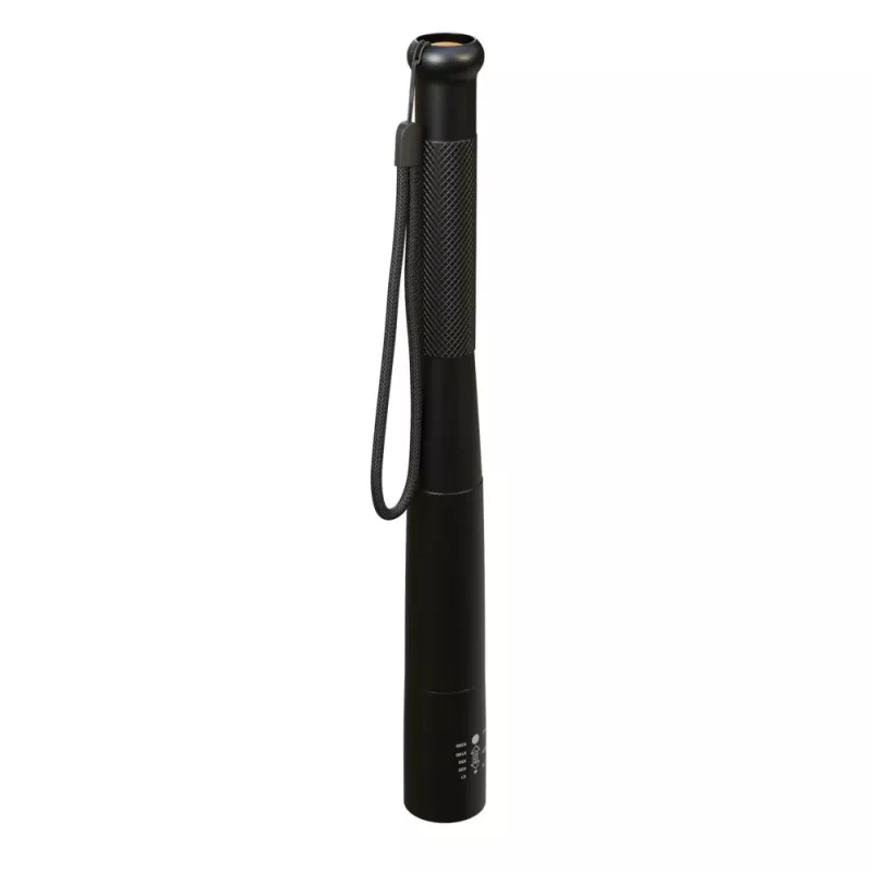 Handtaschenlampe Extralink EX.30851, SMD LED 10W, Aluminiumgehäuse, AA 1,5 V, 290×30×30 mm, schwarz