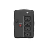 Infosec USV X1+ 700 IEC unterbrechungsfreie Stromversorgung, 700 VA, 360 W, 4 × C13