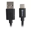 USB 2.0 A auf USB-C Kabeladapter Sharkoon 0,5 m, schwarz