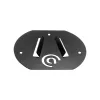 Rennlenkrad-Halterung Asetek 40-035-0035001 — Stahl, schwarz, 140 × 1,5 × 120 mm