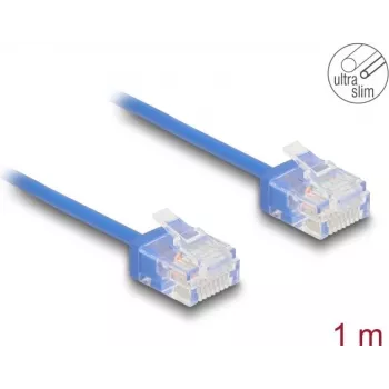 Netzwerkkabel DeLOCK RJ45 Cat.6 UTP 1m Blau