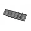 Kabelgebundene Full-Size-Tastatur NATEC NKL-1507 USB QWERTY US International Grau/Schwarz, 105 Tasten, Ziffernblock