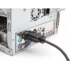 DeLOCK Serielles Kabel RS-232 D-Sub9 Stecker auf Buchse 2 m Schwarz