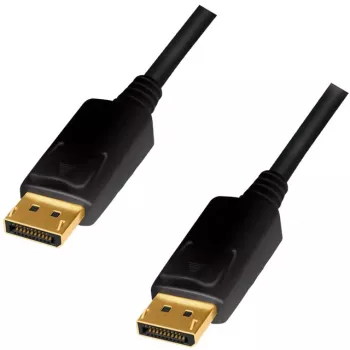 LogiLink CD0103 DisplayPort-Kabel DP/M auf DP/M, 4K/60Hz, CCS, schwarz, 5m (CD0103)