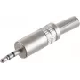 Stereo-Stecker ShiverPeaks 51301-M — 2,5 mm Metallstecker für Audiokabel