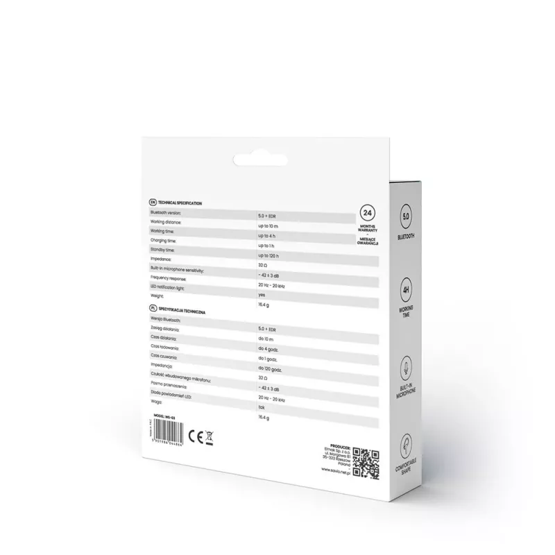 Savio WE-03 Kabellose Bluetooth-Ohrhörer