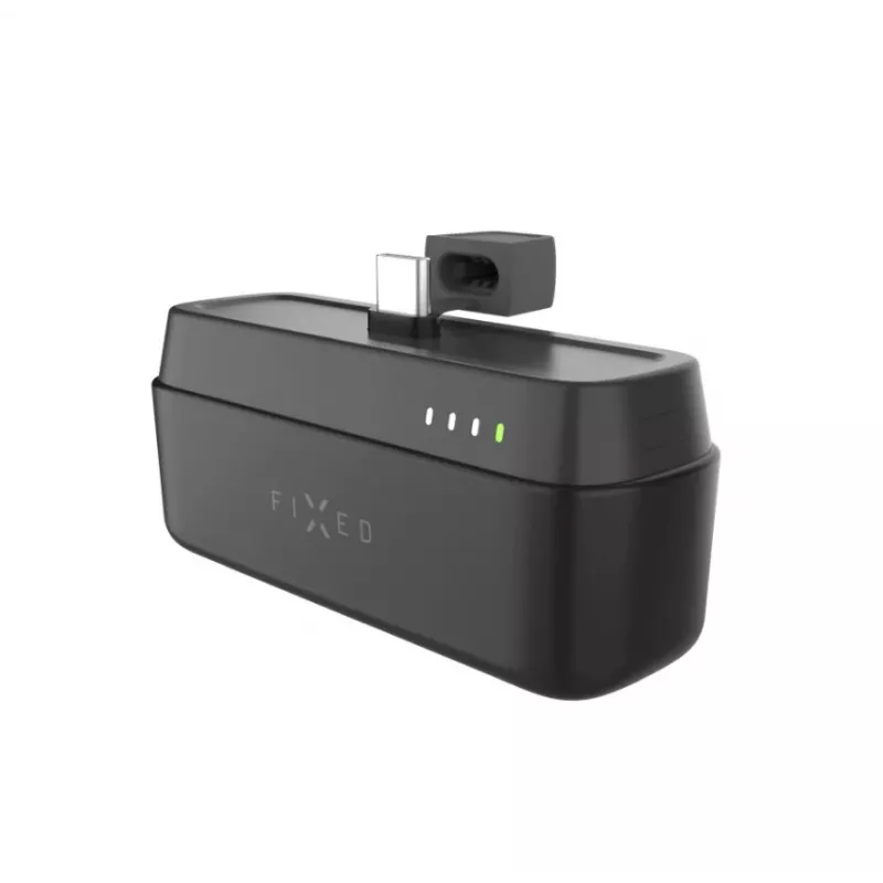 Tragbare Powerbank FIXED FIXZEN-5PL-BK, 5000 mAh, USB-C 20W (5V/3A, 9V/2.22A, 12V/1.67A)