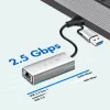 USB-A/-C auf 2,5G Ethernet-Adapter, grau