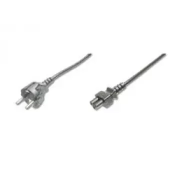 Assmann Netzkabel. Schuko - C5 M/W. 1,2 m. H05VV-F3G 0,75 mm². blau (AK-440115-012-S)