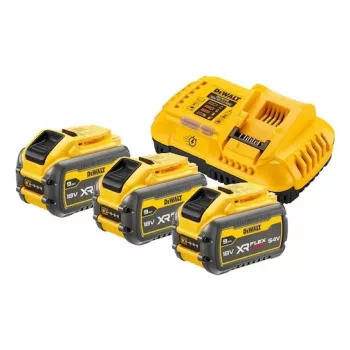 Akku- und Ladegerät-Set DeWalt DCB118X3 — Li‑Ion 9 Ah Akku mit Ladegerät