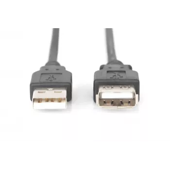 Digitus - USB-Verlängerungskabel - USB Typ A, 4-polig (M) - USB Typ A, 4-polig (W) - 3,0 m (USB / USB2.0) - Schwarz (AK-300202-030-S)