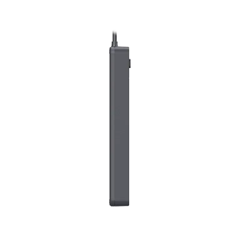 Power Line+ 5m Graphite Überspannungsschutz-Steckdosenleiste (5 Steckdosen)