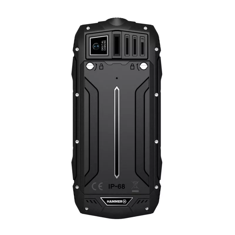 Hammer ROCK LTE | Schwarz | 2,4 Zoll | IPS | 48 MB | 128 MB | Dual-SIM | 3G | Hauptkameraauflösung 2 MP | 3000 mAh