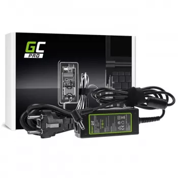 Netzteil Grün Cell AD40P 45W für Laptops, 19V 2.37A, AC-to-DC, 100–240V Eingang, schwarz