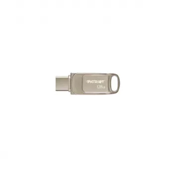 USB-Flash-Laufwerk PATRIOT PS128GT560DS5D 128 GB USB 3.2 (USB-A / USB-C) Swivel Zinklegierung Silber