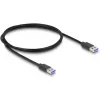 DeLOCK 64263 USB Hub Typ-A 5000 Mbit/s Schwarz