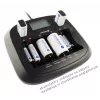 Batterieladegerät everActive NC-900U Universal DC — lädt AA, AAA, C, D, 9V, bis zu 6 Zellen, schwarz