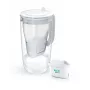 Wasserfilter-Karaffe BRITA Glass+1 Maxtra Pro grau, 2,4 L Gesamt / 1,5 L gefiltert, Maxtra Pro PP Filter