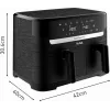 Tefal Easy Fry EY901N Double 8,3 L Standgerät 2700 W Heißluftfritteuse Schwarz