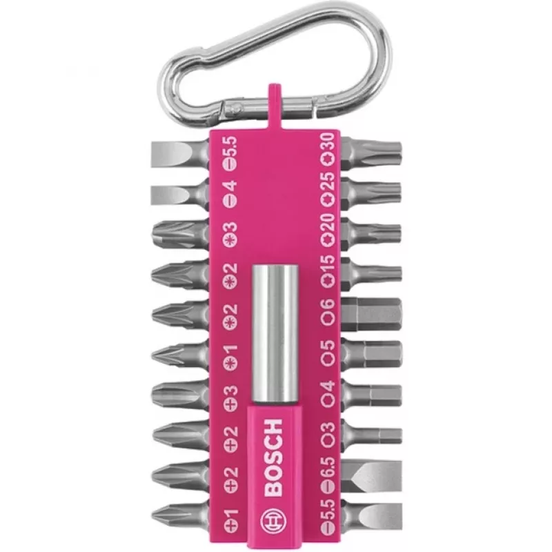 Schraubendreher-Set Bosch 2607002821 — 21-teilig: Torx, Phillips, Pozidriv, Hex