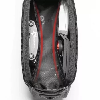 Rockbros B68-1 Fahrradrahmentasche Handytasche 1,7 l Schwarz