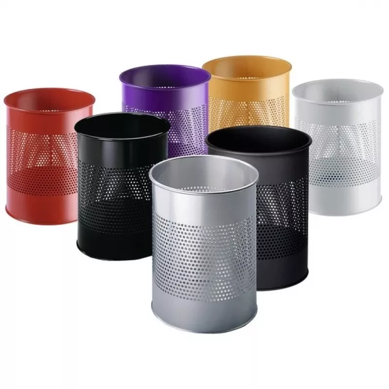 Durable 3310-23 Polyester Stahl Silber Durchmesser 26 cm Höhe 315 mm