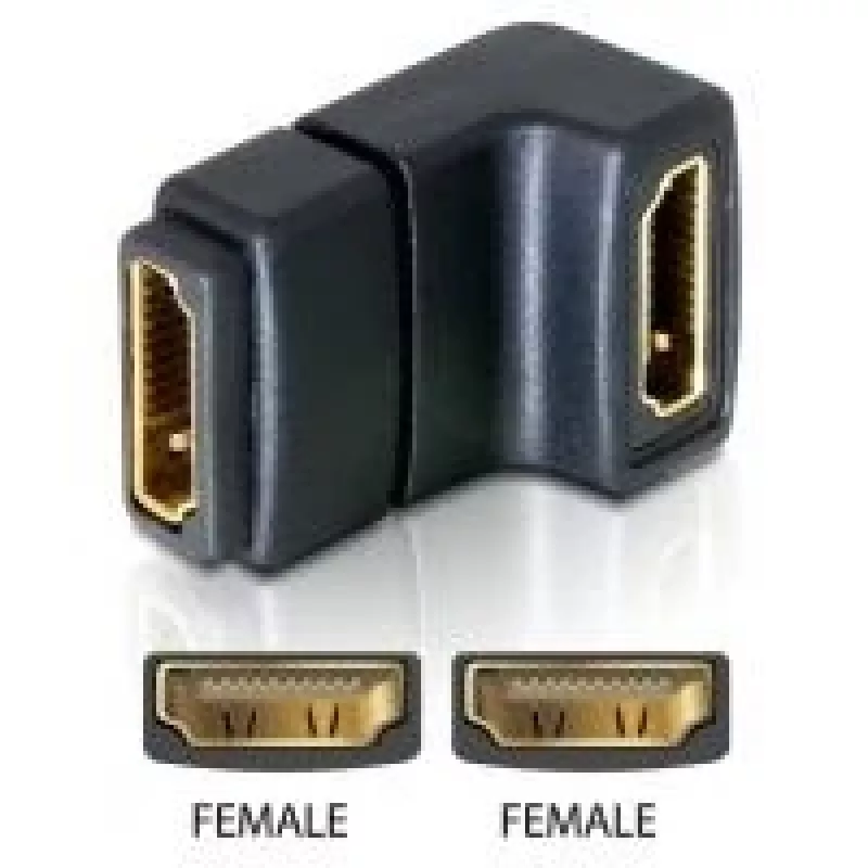 Adapter HDMI female 90° down DeLOCK 65075