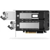 Mobiles Speicher-Rack RAIDSONIC ToughArmor MB842MP-B — 2 Wechselschächte für M.2 NVMe, PCIe 4.0 x16