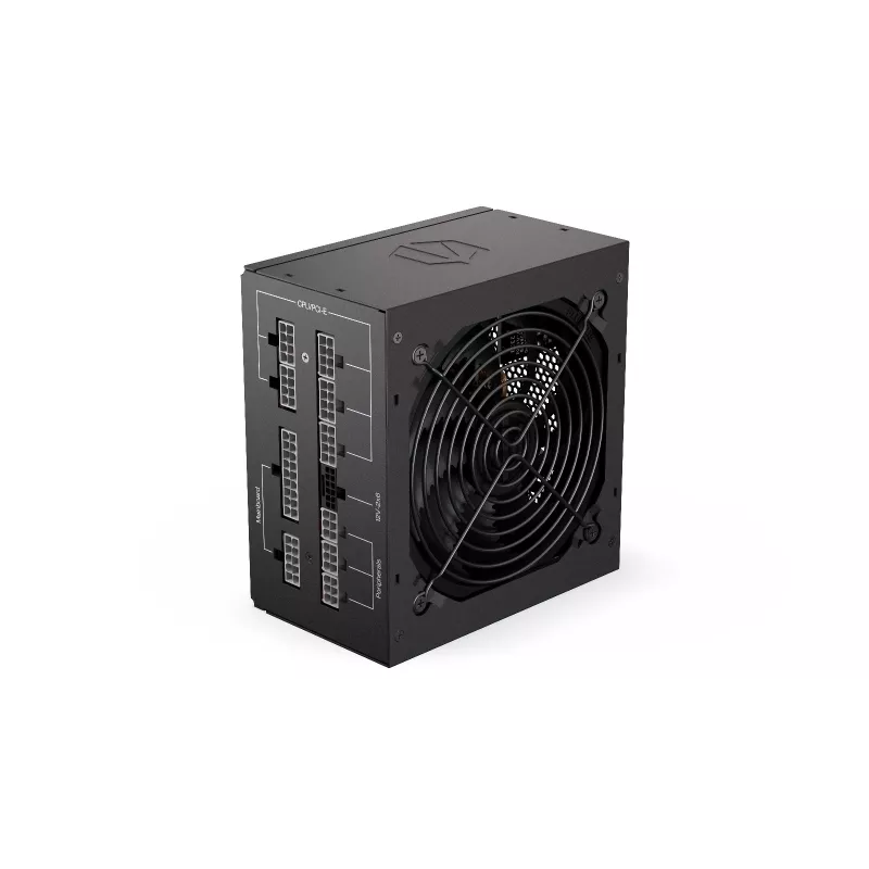 Netzteil ENDORFY Supremo FM6 850 W, 24-Pin-ATX, vollmodular, 80 PLUS Gold, 120-mm-Lüfter, Schwarz