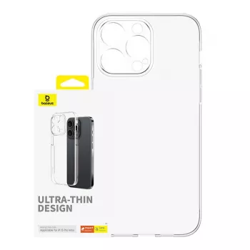 Handyhülle für iPhone 15 ProMax Baseus OS-Lucent Serie (Transparent)