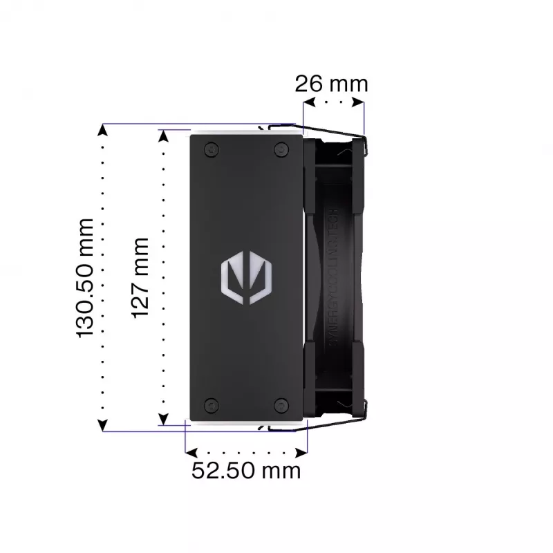 Endorfa Fera 5 Schwarz ARGB CPU-Kühler