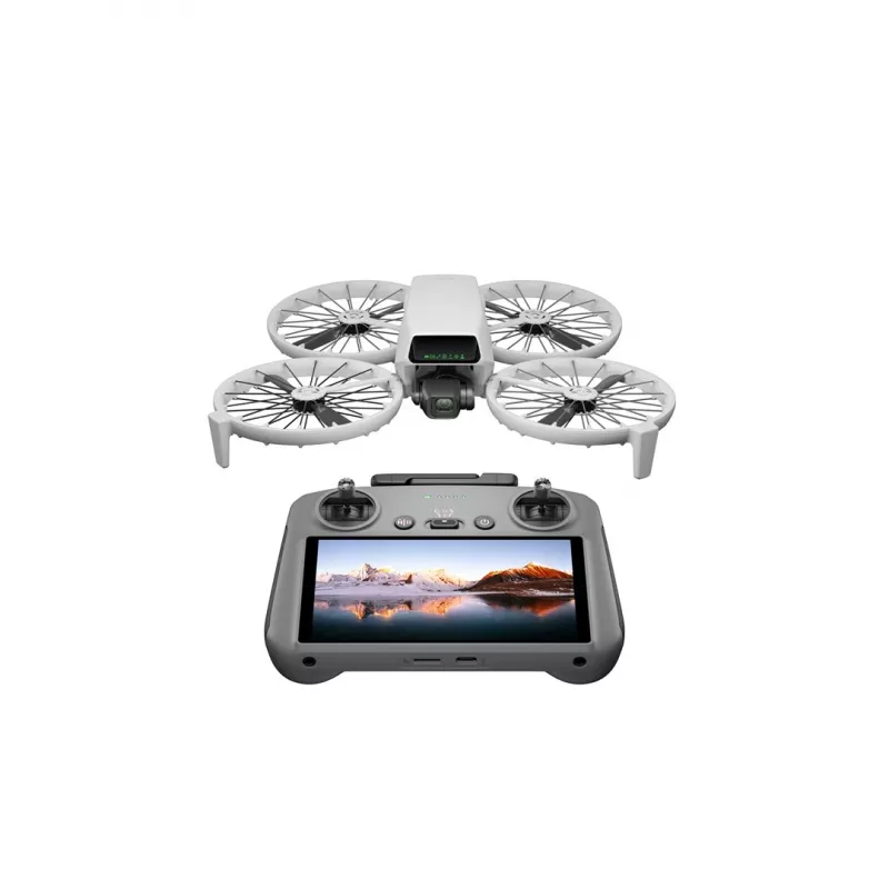Drohne DJI Flip 4 mit 48 MP Kamera, 4K (3840x2160), 3110 mAh Akku, 16 m/s, 14.000 m Reichweite, 4 Rotoren, 0,249 kg, Schwarz/Weiß