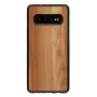 Smartphone-Hülle man and wood für Samsung Galaxy S10 – Cappuccino Schwarz, schlanke Schutzabdeckung