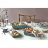 Staub 40508-172-0 Keramik-Backset rechteckig, 3-teilig, Antique Turquoise