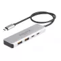 DeLOCK USB Hub USB Type-C 10 Gbit/s 2x Typ-A 2x Typ-C 35 cm Kabel
