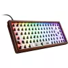 Sharkoon SKILLER SGK50 S3 Wood Barebone Gaming-Tastatur, RGB