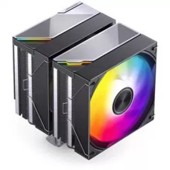 CPU-Kühler Jonsbo CA80 Dual-Tower, 2×120mm PWM-Lüfter, ARGB, schwarz