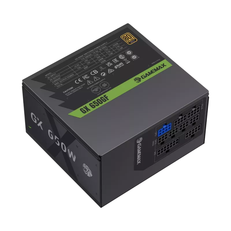 Gamemax Netzteil, 80 PLUS, Gold | GX 650GF | 650 W