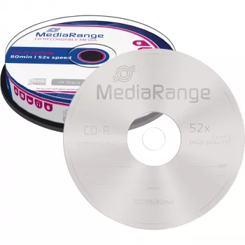 CD-R MediaRange MR214 700 MB 52x 10 Stück