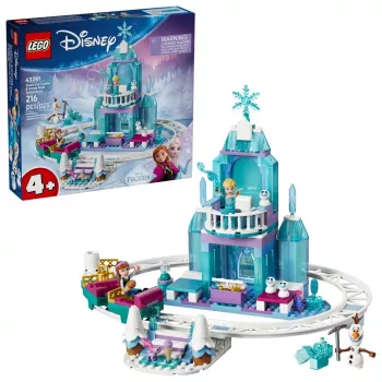 LEGO DISNEY 43281 Elsas Eisschloss und Schneefahrt-Abenteuer