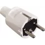 AS SCHWABE PVC-Stecker 16A, 250V robuste Version Weiß (62221)