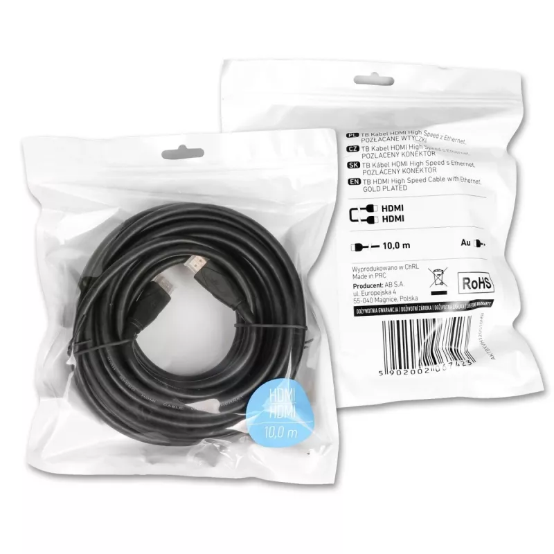 HDMI-Kabel v2.0 15 m vergoldet